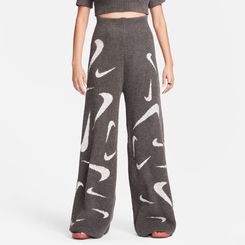Nike Sportswear Phoenix Cozy Bouclé Women's High-Waisted Wide-Leg Pants Medium